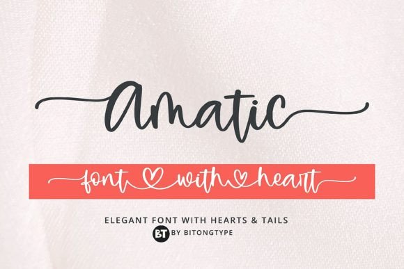 Amatic: A Handwritten Font for Authentic Connection