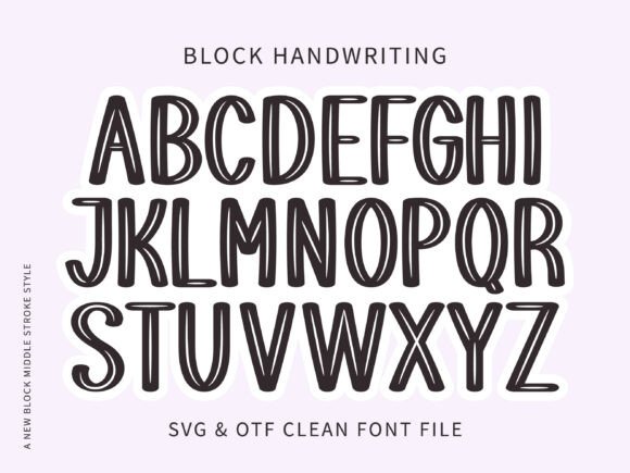 Block Handwriting: The Creative Font for Modern Branding