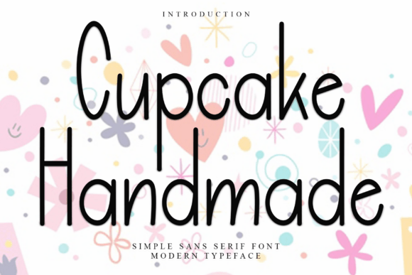 Cupcake Handmade: A Typeface for Festive Design