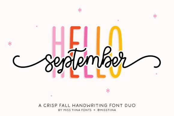 Designing with the Hello September Font Duo