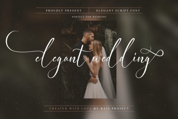 Elegant Wedding: A Script Font for Refined Branding