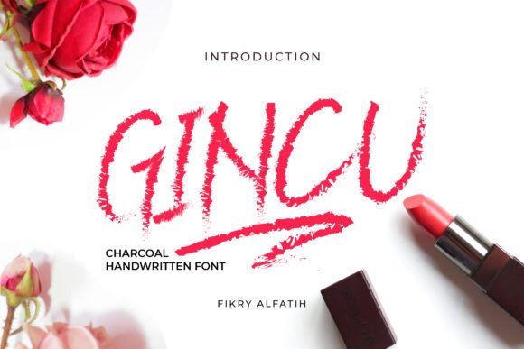 Gincu: The Charcoal Handwritten Font with an Energetic Edge