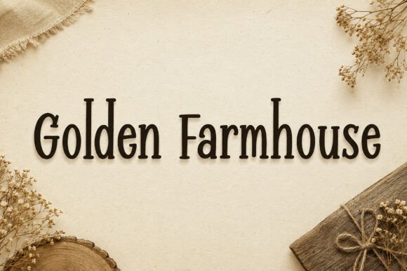 Golden Farmhouse: A Serif Font with Rustic Soul
