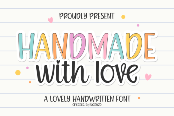 Handmade with Love: Your Go-To Typeface for Authentic Design