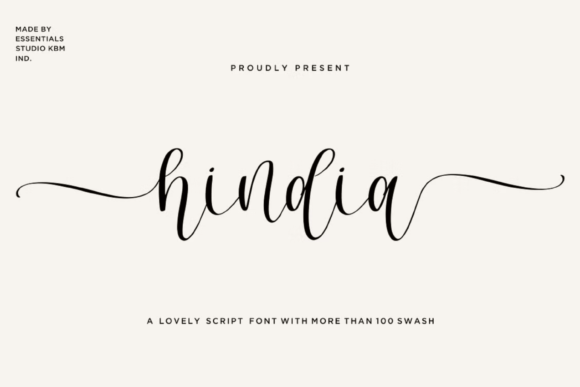 Hindia: A Handwritten Font That Balances Calligraphy and Modernity
