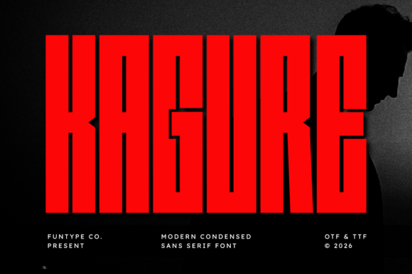 Kagure: The Modern Sans Serif for Bold Visual Statements