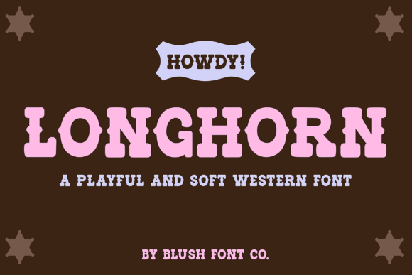 Longhorn Western: A Bold Vintage Font for Modern Creators