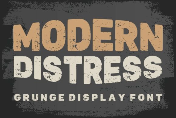 Modern Distress: A Typeface with Authentic Grit