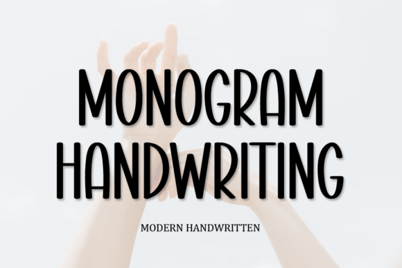 Monogram Handwriting: A Quirky Font for Authentic Design