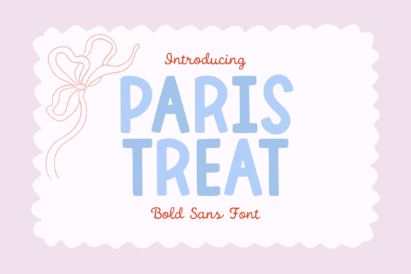 Paris Treat: A Chunky Bold Font for Creative Impact