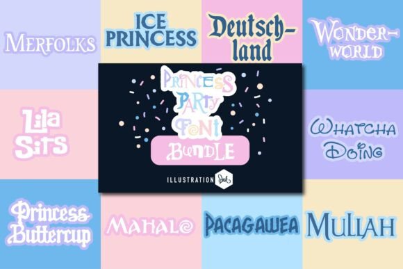 Princess Party Font Bundle: A Designer's Guide to Whimsical Typography