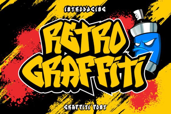 Retro Graffiti: The Bold Typeface for Urban Vibe