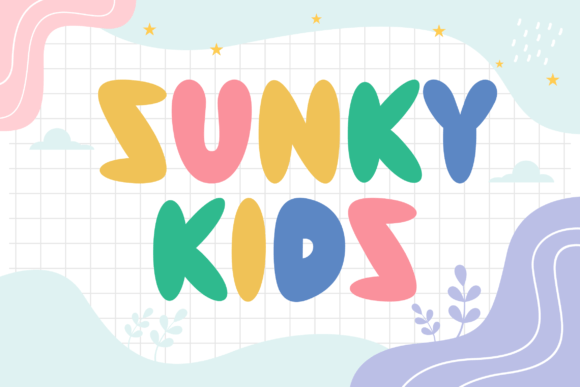 Sunky Kids: The Playful Typeface for Creative Projects