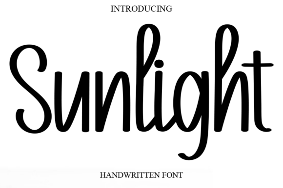 Sunlight: A Font That Feels Like a Warm, Handwritten Note