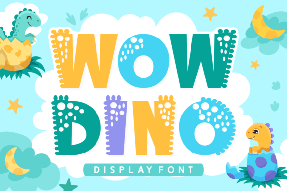 Wow Dino: A Creative Font for Jurassic-Sized Impact
